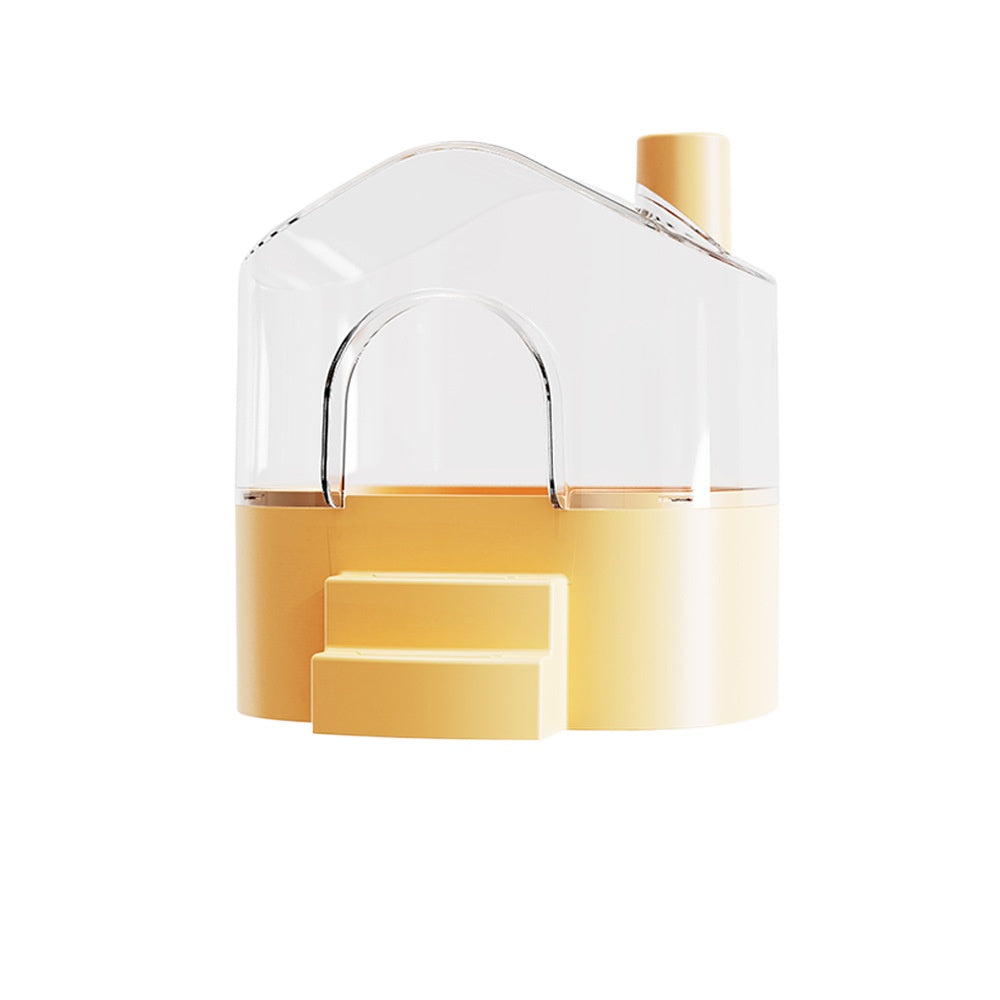 Hamster Bathroom Golden Syrian Litter Box Bathtub Peeer Sandpit Dual-purpose Detachable Spacious Easy-to-clean Splash-proof Transparent Scratch-resistant Pet Room Hamster Bathroom Attachment Hamster Bathroom Corner