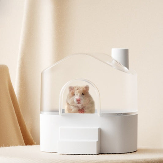 Hamster Bathroom Golden Syrian Litter Box Bathtub Peeer Sandpit Dual-purpose Detachable Spacious Easy-to-clean Splash-proof Transparent Scratch-resistant Pet Room Hamster Bathroom Attachment Hamster Bathroom Corner