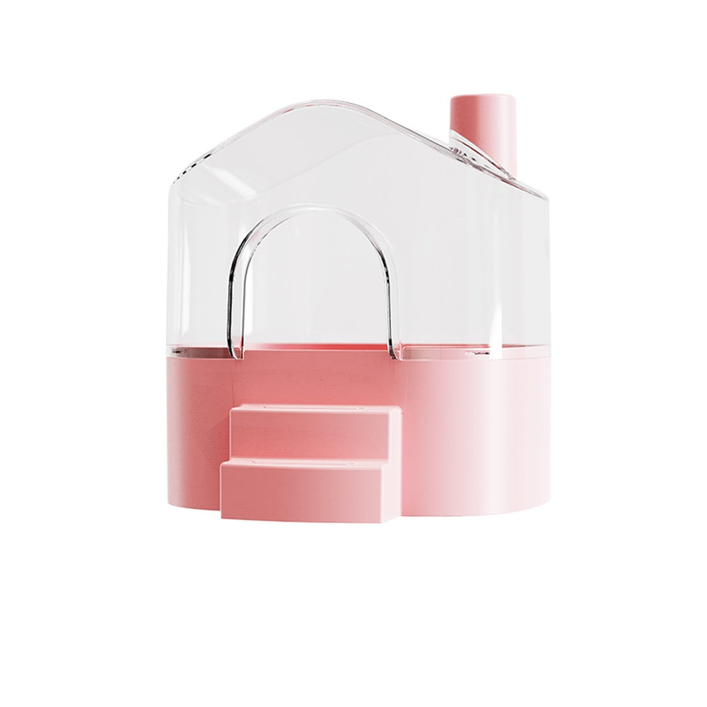 Hamster Bathroom Golden Syrian Litter Box Bathtub Peeer Sandpit Dual-purpose Detachable Spacious Easy-to-clean Splash-proof Transparent Scratch-resistant Pet Room Hamster Bathroom Attachment Hamster Bathroom Corner
